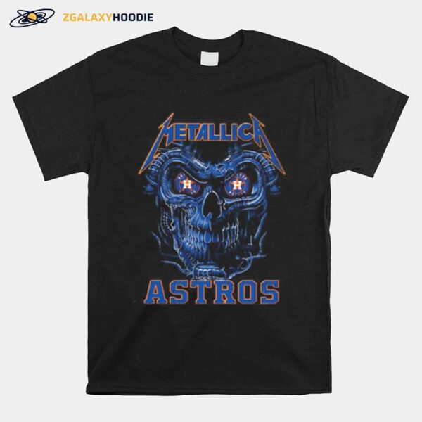 Skull Metallica Houston Astros T-Shirt