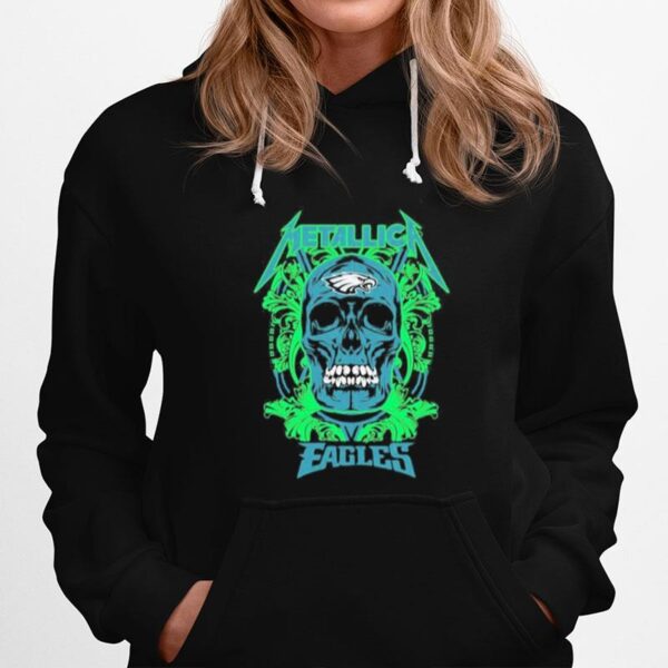 Skull Metallica Philadelphia Eagles Hoodie