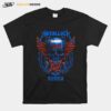 Skull Metallica Russia Flag T-Shirt