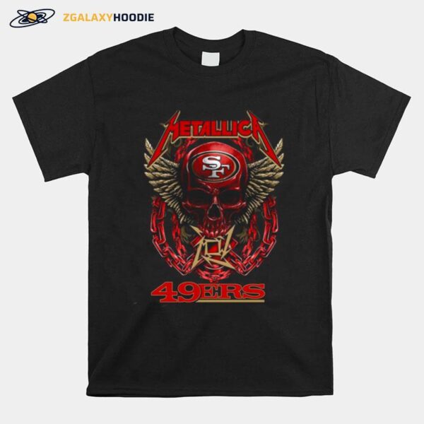 Skull Metallica San Francisco 49Ers T-Shirt