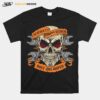 Skull Motorrad Spruche Schwatz Mir Keinen Rost Ans Moped T-Shirt