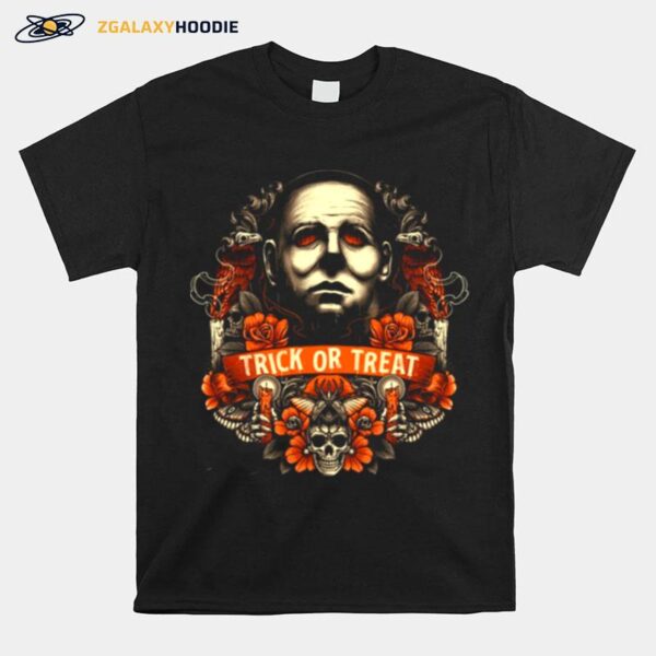 Skull Mr Myers Michael Myers Trick Or Treat T-Shirt