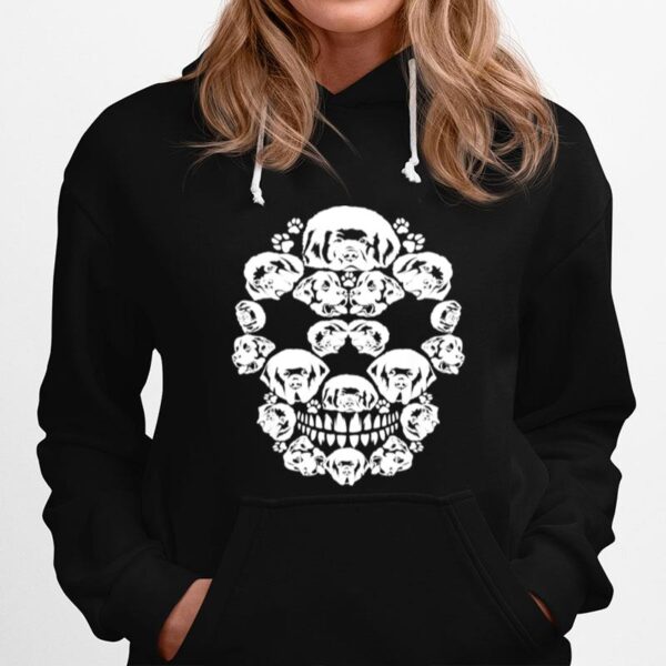 Skull Newfoundland Skeleton Halloween Costume Scary Hoodie