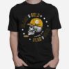 Skull Pittsburgh Steelers Black And Gold Until Im Dead And Cold T-Shirt