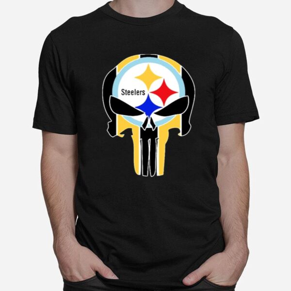 Skull Pittsburgh Steelers T-Shirt