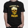 Skull Powered By Beer T-Shirt