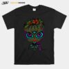 Skull Rose Girl Day Of The Dead Muertos T-Shirt