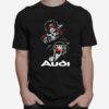 Skull Skeleton Hug Audi Logo T-Shirt