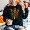 Skull Skeleton Sternum Heart Love Sweater