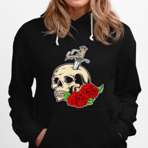 Skull Skull Roses Hoodie