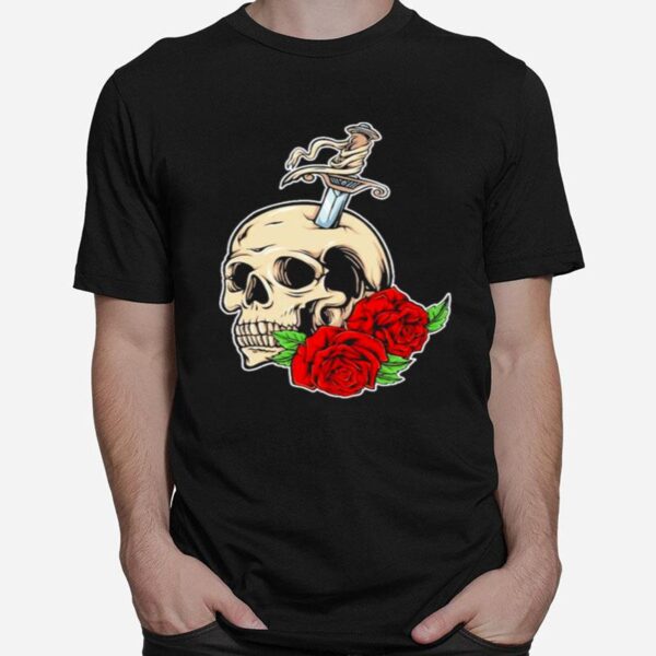 Skull Skull Roses T-Shirt