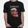 Skull Sugar Flower James T-Shirt