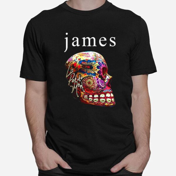 Skull Sugar Flower James T-Shirt