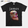 Skull Sugar Flower James T-Shirt