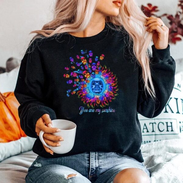 Skull Sunflower You Are My Sunshine Sweater