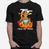 Skull Superman With Logo Isle Of Man Fire T-Shirt