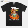 Skull Superman With Logo Isle Of Man Fire T-Shirt