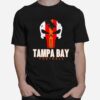 Skull Tampa Bay Hometown Football T-Shirt