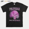 Skull The Comeback Than The Setback Breast Cancer T-Shirt