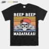 Skull Truck Beep Beep Madafakas Vintage Retro T-Shirt