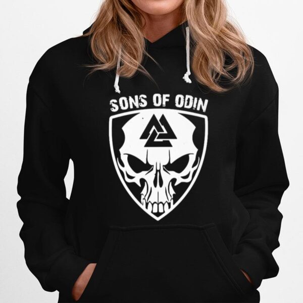 Skull Valhalla Sons Of Odin Hoodie