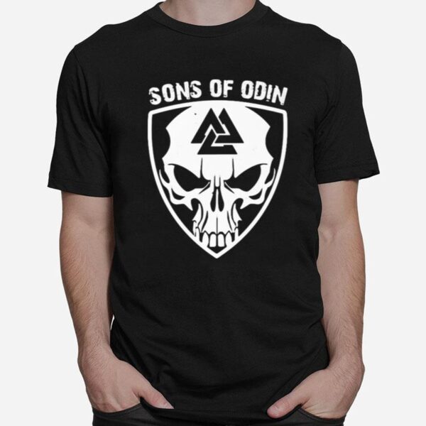 Skull Valhalla Sons Of Odin T-Shirt