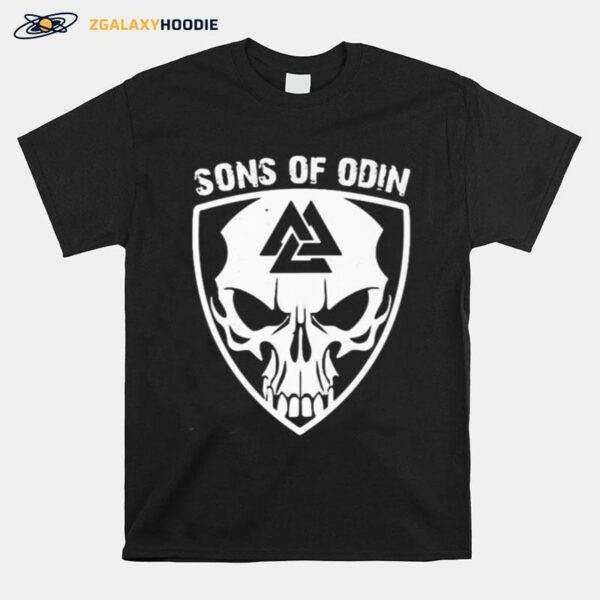 Skull Valhalla Sons Of Odin T-Shirt