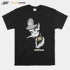 Skull Wear Hat And Hug Caterpillar Logo T-Shirt