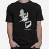 Skull Wear Hat And Hug Chevrolet Logo T-Shirt