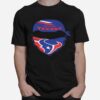 Skull Wear Mask Houston Texans T-Shirt