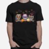 Skull Witch Pumpkin Halloween T-Shirt