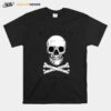 Skull With Bones Design The Gaslight Anthem T-Shirt