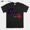 Skull With Flower Day Of The Dead T-Shirt