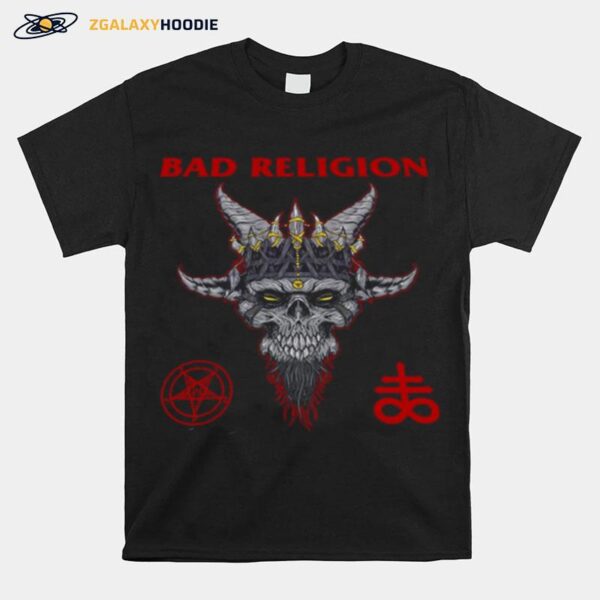 Skull With Horns Human Bad Religion T-Shirt