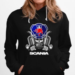 Skull With Logo Scania Hoodie