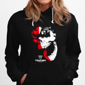 Skull With Logo Triumph Hoodie