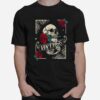 Skull With Roses Distressed T-Shirt