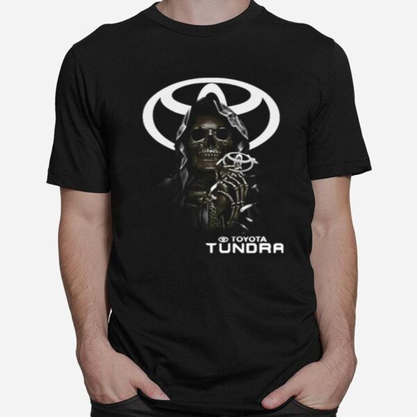 Skull With Toyota Tundra Logo T-Shirt