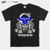 Skull With Volvo Fh16 750 Logo T-Shirt