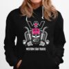 Skull With Western Star Trucks Hoodie