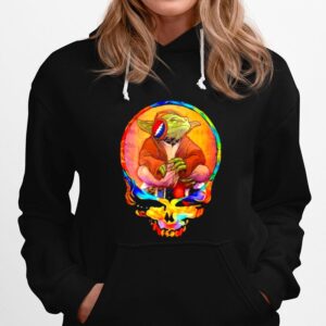 Skull Yoda Listen To Grateful Dead Hoodie