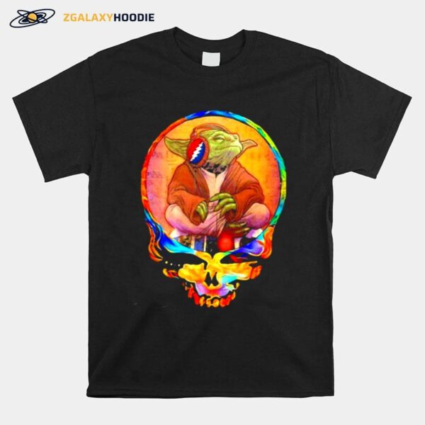 Skull Yoda Listen To Grateful Dead T-Shirt