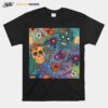 Skulls Day Of Dead Dia De Los Muertos T-Shirt