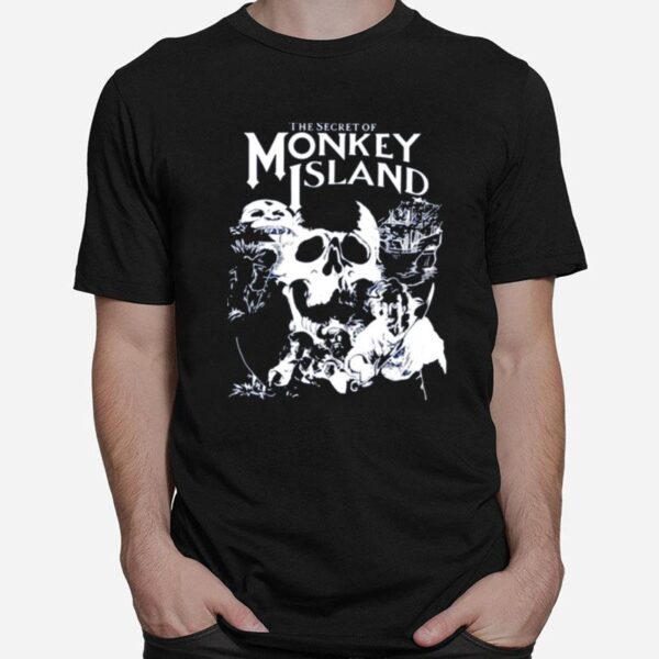 Skulls Of The Monkey The Secret Of Monkey Island T-Shirt