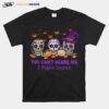 Skulls Pumpkins You Cant Scare Me I Fight Lupus Halloween T-Shirt