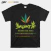 Skuntie Definition Like A Regular Auntie Cannabis Weed Smoking T-Shirt