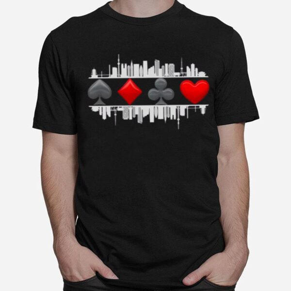 Skyline Art Alice In Borderland Cards T-Shirt