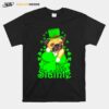 Slainte Irish Dog Pug Cheers Good Health St Paddys Day T-Shirt