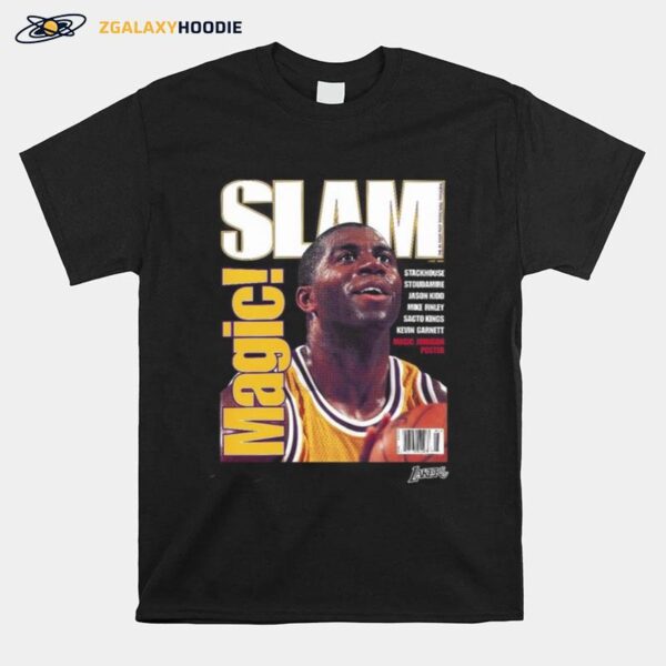 Slam Cover Tee Magic Johnson Poster T-Shirt