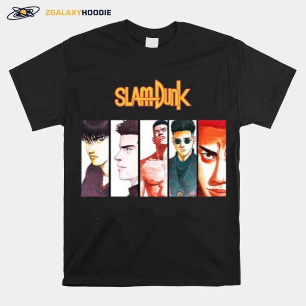 Slam Dunk Anime Manga Characters T-Shirt